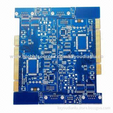 UPS PCB with HASL lead free and blue solder mask